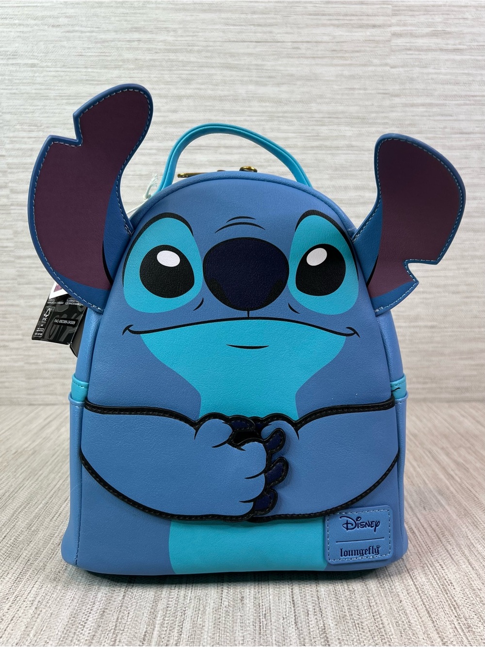 Loungefly Disney Lilo & Stitch, Experiment 626, Magnetic Hands Mini Backpack NWT
